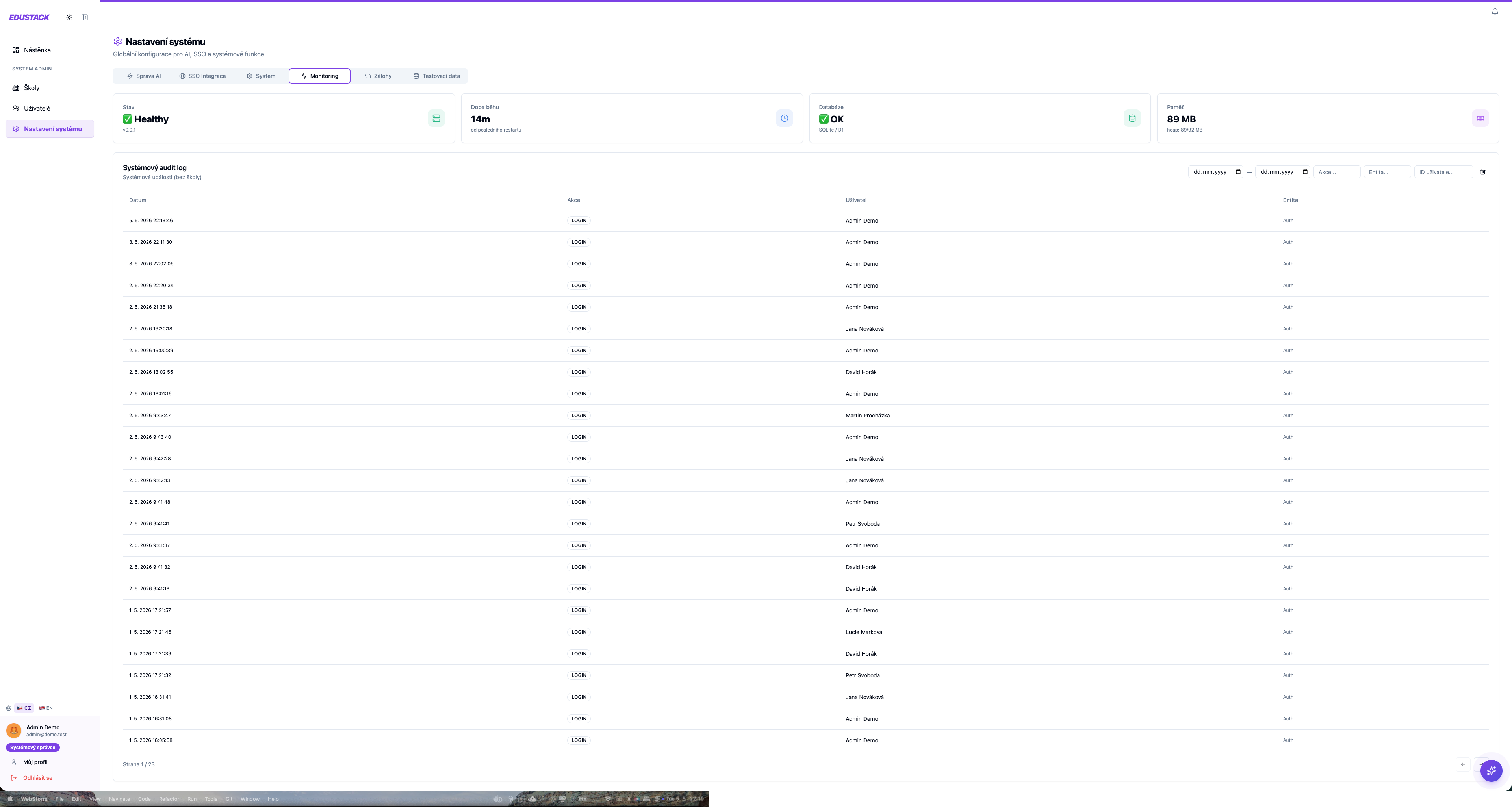 System · Monitoring